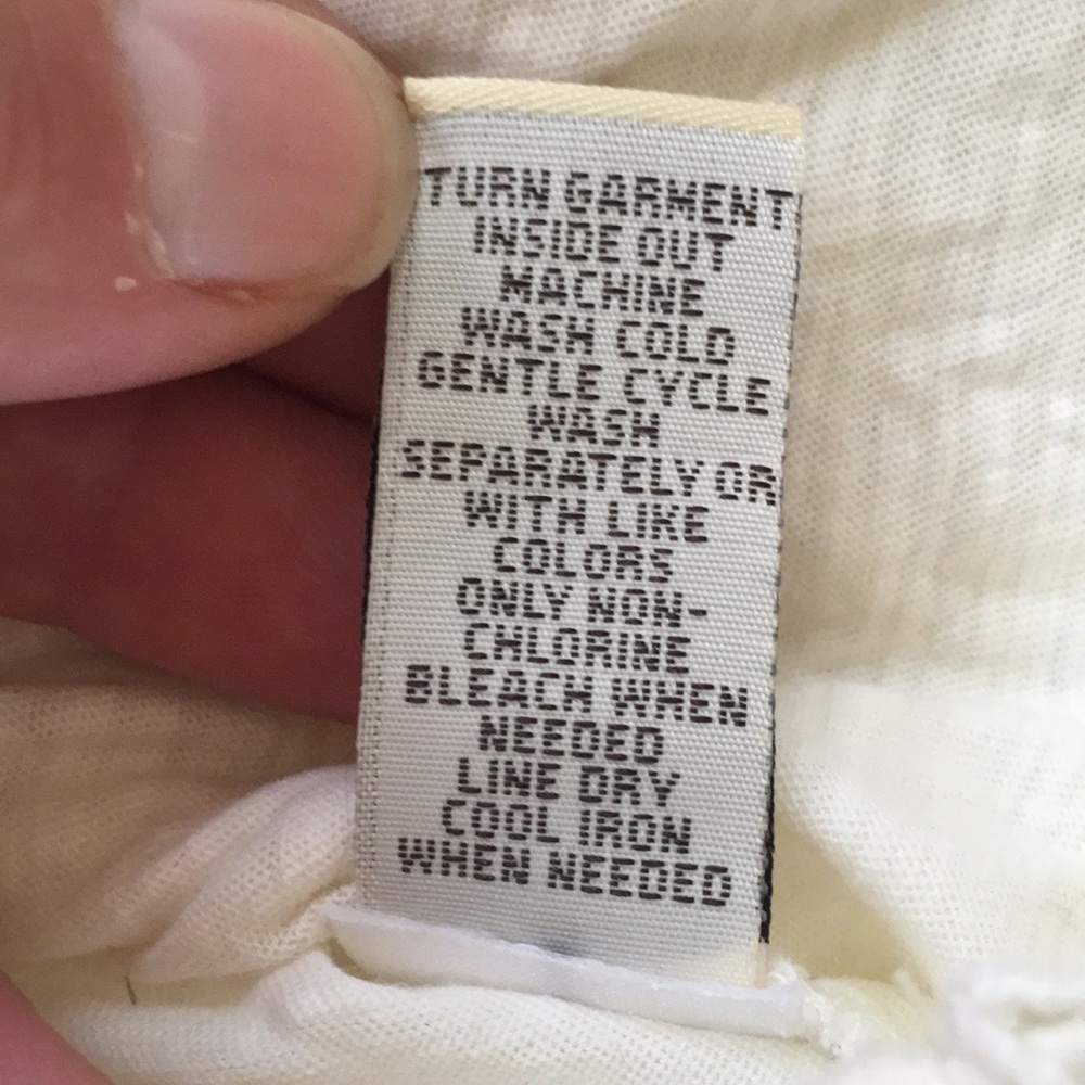 RUFF HEWN embroidered top M cream - Picture 7 of 8
